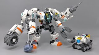 I Upgraded a LEGO Space Construction Mech and Little Bot Viewers Ideas [upl. by Ahseina175]