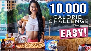 10000 CALORIE CHALLENGE DESTROYED  GIRL SCIENTIST VS FOOD  EPIC CHEAT DAY [upl. by Kassaraba]