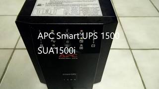 APC SmartUPS 1500VA  SUA1500I [upl. by Ahsait]