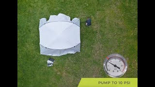 Aerospeed 10 Air Tent  Set Up [upl. by Bonnette606]