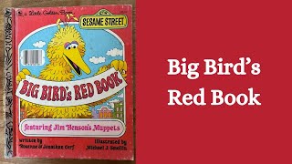 Big Bird’s Red Book  Sesame Street  Read Aloud [upl. by Hnilym]