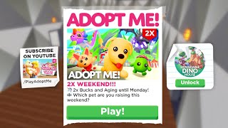 2X Weekend is Back Adopt Me Roblox [upl. by Walther532]