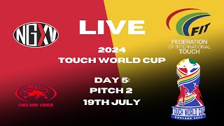 LIVE RUGBY TOUCH WORLD CUP  DAY 5 PITCH 2 [upl. by Ldnek103]