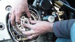 DIY  How to upgrade a Suzuki Hayabusa clutch [upl. by Jaala]