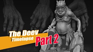 The Red Deev ZBrush Timelapse Part 2 [upl. by Elaine517]