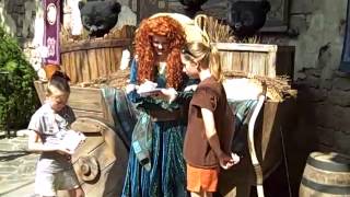 Meeting Merida at Magic Kingdom [upl. by Adliw893]