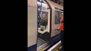 Black man whips white woman on London underground [upl. by Ariek240]