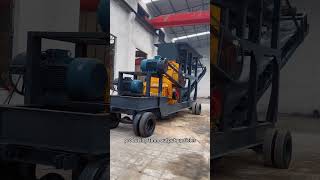 Mobile sand production line Gravel Granite Construction Waste Quartz Cement [upl. by Limhaj414]