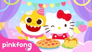 Baby Shark x Hello Kitty  My Best Friend  Baby Shark Collaboration  Pinkfong Songs for Children [upl. by Bej]