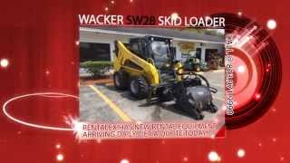 Rentalex  NEW Wacker Neuson Skid Steer Loader Model SW28 [upl. by Kavita]