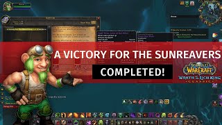 A Victory For The Sunreavers ✓ WotLK Classic ✓ Warlock ➤ Wrath of the Lich King Classic [upl. by Laetitia694]