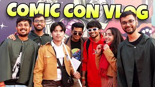 COMIC CON DELHI VLOG  ANIMETM [upl. by Llenwahs]