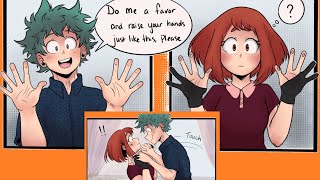 Doujinshi mha IzuOcha Dekus Gift to Ochako Ochakos Hilarious Reaction english comic Dub [upl. by Colton745]