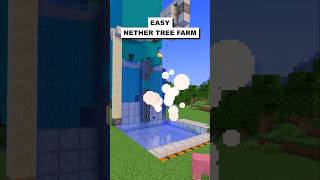 Nether Tree Farm Minecraft 1212 minecraft shorts [upl. by Eednahs827]