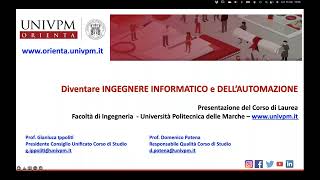 Ingegneria Ingegneria Informatica e dellAutomazione [upl. by Ydasahc]