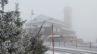 Schnee und Frost zum Winteranfang am Fichtelberg [upl. by Icak]