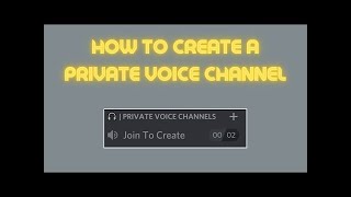 How To Create Join For Create Vc in Discord 2021  Full Tutorial  🅼г ᏔᏂO [upl. by Eugenio]