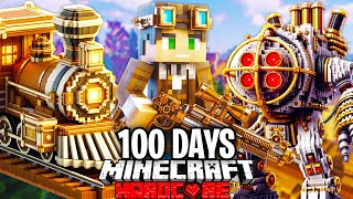 I Survived 100 Days in STEAMPUNK Minecraft Hardcore [upl. by Edyak]