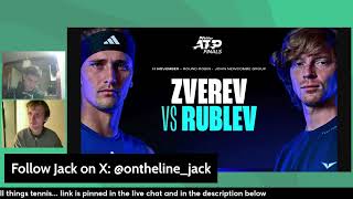 Alexander Zverev  Andrey Rublev ATP Finals Preview amp Prediction [upl. by Naoj321]