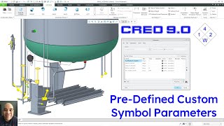 Creo Parametric 90  PreDefined Custom Symbol Parameters 2022 [upl. by Lolly]