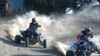 07 Honda TRX450R vs 06 Honda Trx 450R TheFBombFilmscom [upl. by Cherie]