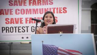 Sen Melissa Hurtado Speaks at Farmers Protest [upl. by Desiree983]