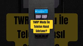 TWRP Modu İle Xiaomi Telefonlar Nasıl Sıfırlanır xiaomi sıfırlama nasılyapılır twrprecovery [upl. by Waterman]