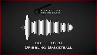 Dribbling Basketball  HQ Sound Effects [upl. by Girardo532]