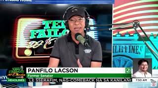 PING LACSON on Evolving Pork Senate Coup Rumors and Houses RBH7 Chacha  Interview on Radyo5 [upl. by Anyel894]