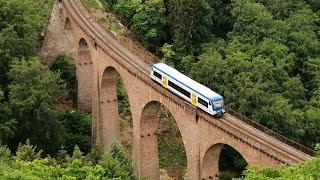 Die Hunsrückbahn Boppard – Emmelshausen im Mai 2020 [upl. by Nayk]