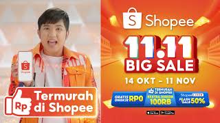 Ikut Jirayut Belanja di Shopee 1111 Big Sale  Shopee Live Flash Sale 50 amp Gratis Ongkir RP0 [upl. by Fayth]