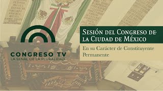 🔴 EnVivo  Sesión del Congreso de la Cd de Méx en su Carácter de Constituyente  27 NOV 2024 [upl. by Ulrike84]