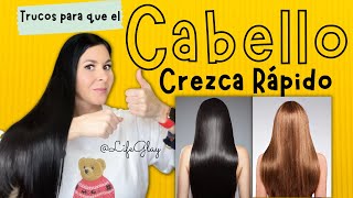 CRECIMIENTO DE CABELLO  Cómo hacer para que el cabello crezca rápido [upl. by Aynwad]