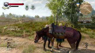 The Witcher 3 PS4 playthrough pt7  Aid For the AmbusedMeeting the Herbalist [upl. by Ahsinawt940]