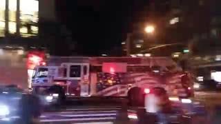 FDNY Ladder 10 quotTen Truckquot Responding With A Lifetime Of Airhorns In Manhattan New York [upl. by Quartus]