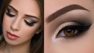 Soft Gold Smokey Eye Tutorial [upl. by Berkly]