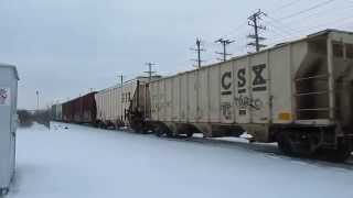 RAILFANNING CSX Freight Train [upl. by Adil]