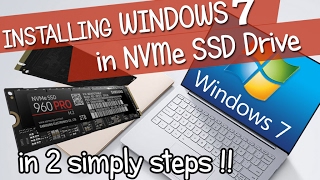 Add NVMe driver support to Windows 7 Installation [upl. by Urbani]