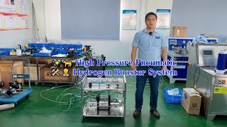 Suncenter High Pressure Pneumatic DGSDGD15 Hydrogen Booster System [upl. by Llekcor]