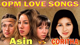 Tagalog Love Songs Medley OPM Songs 2024 💗 Coritha Asin Greatest Hits Of All Time1 [upl. by Mohandis]