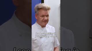 gordon opens up to chef egypt 🥲 hellskitchen [upl. by Ahsitneuq]