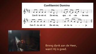 Confitemini Dominum Taizé with notes [upl. by Enilhtak]