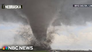 Massive tornado outbreak reduced areas to rubble across multiple states [upl. by Ahsilaf893]