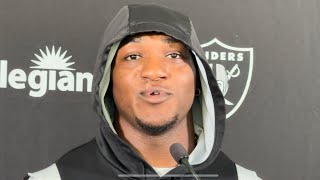 ZAMIR WHITE SPEAKS ON COUNTRY STRONG BULKUP FOR RAIDERS DURING TRAINING CAMP CONFIDENT AS RB1 [upl. by Nonnelg]