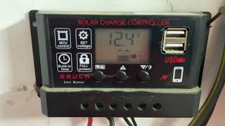 Solar Charge Controller for 200watt Solar Panel amp 100AH Solar battery [upl. by Drolyag]