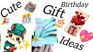 cute gift idea for birthday💖  rainbow gift idea  paper craft [upl. by Esyle674]