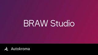 BRAW Studio V2  Native Blackmagic RAW importer for Adobe [upl. by Auoz]