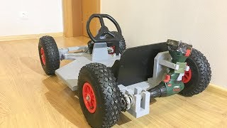 DIY Drill powered Go Kart [upl. by Atiek]