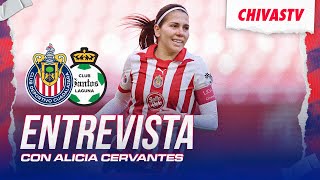 Las palabras de Alicia Cervantes luego de la GOLEADA de Chivas Femenil al Club Santos [upl. by Niwre533]