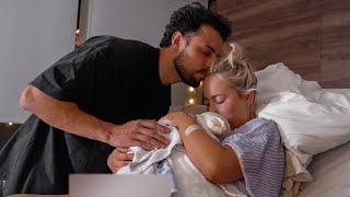 BIRTH VLOG  POSITIVE INDUCTION LABOUR amp DELIVERY OF OUR SECOND BABY [upl. by Hnilym]